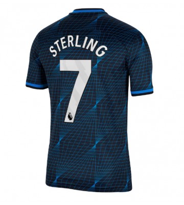 Chelsea Raheem Sterling #7 Bortatröja 2023-24 Kortärmad